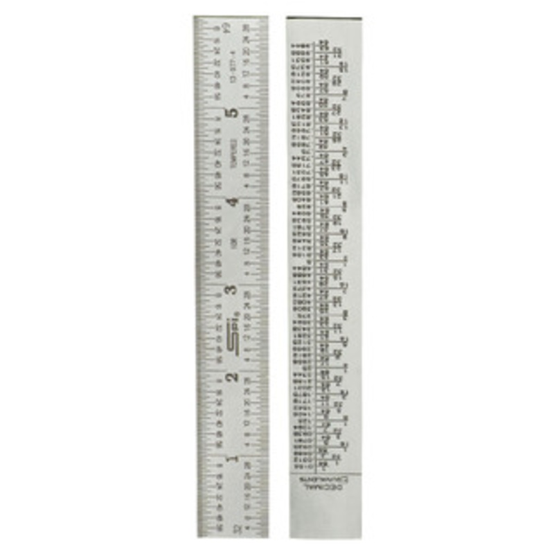 SPI 6 10R Rule with Decimal Equivalents – 13-977-4
