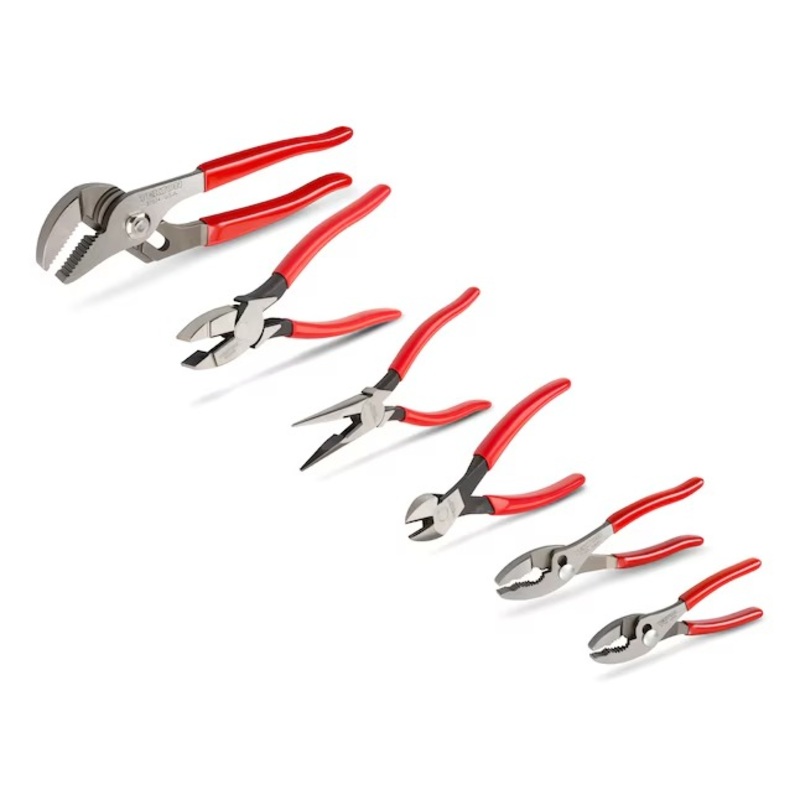 TEKTON Diagonal, Groove, Linemans, Long Nose, Slip Joint Assorted (6-Pack) | PLR99020 | Bigbigmart.com