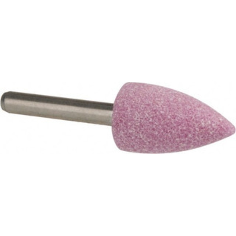 Tru-Maxx 11/16 Head Diam x 1-1/4 Thickness, A12, Pointed Tree End, Aluminum Oxide Mounted Point Pink, Medium Grade, 60 Grit, 38,050 RPM 66253291546 – 89677439