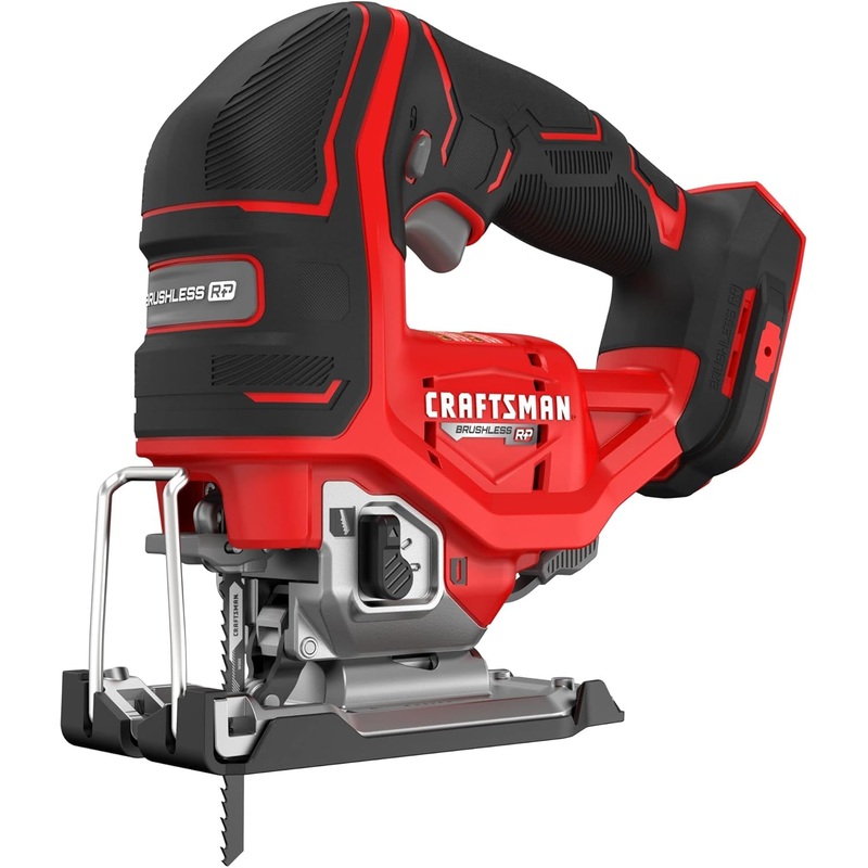 CRAFTSMAN V20 RP Cordless Jig Saw, 3 Orbital Settings, Up to 3,200 SPM, Variable Speed Keyless, Bare Tool Only (CMCS650B) | Bigbigmart.com