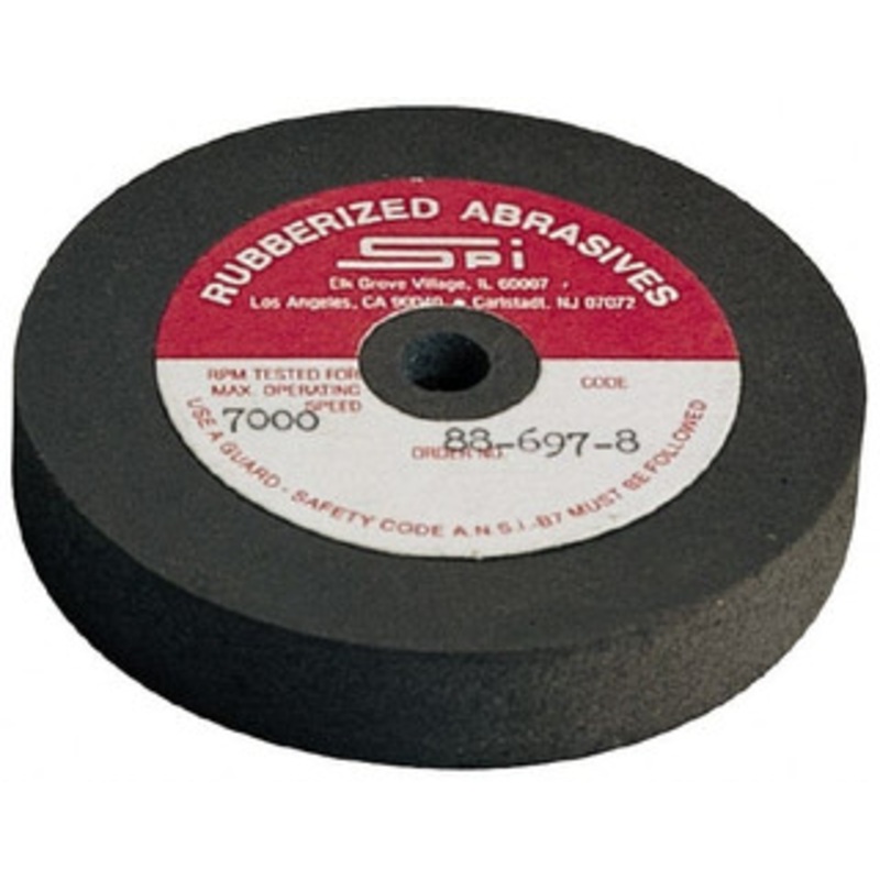 Made in USA 5 Diam x 1/2 Hole x 3/8 Thick, 240 Grit Surface Grinding Wheel Aluminum Oxide/Silicon Carbide Blend, Very Fine Grade, 4,250 Max RPM 505-XF SPI – 73151656