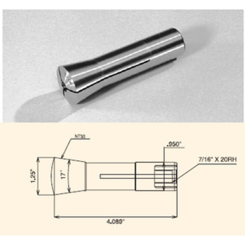 Bison R8 Precision Collets (Metric)