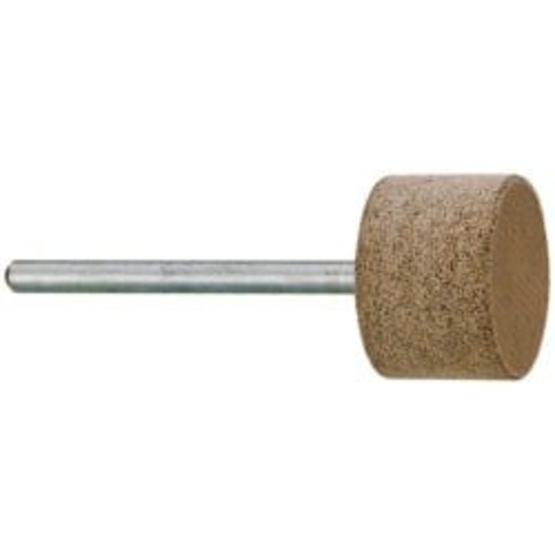 Cratex 3/4 Head Diam x 1/2 Thickness, W203, Cylinder End, Aluminum Oxide Mounted Point Medium Grade, 80 Grit, 15,750 RPM W203A80CXG18 – 67187526