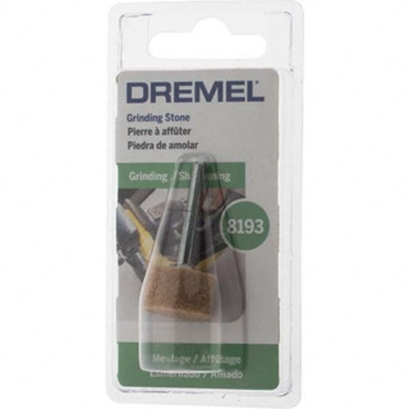 Dremel Mounted Points, Point Shape Code: B135, Point Shape: Cylinder, Abrasive Material: Aluminum Oxide, Shank Diameter (Inch): 1/8, Head Diameter (Inch): 5/8, Head Thickness (Inch): 5/8 8193 – 98782063