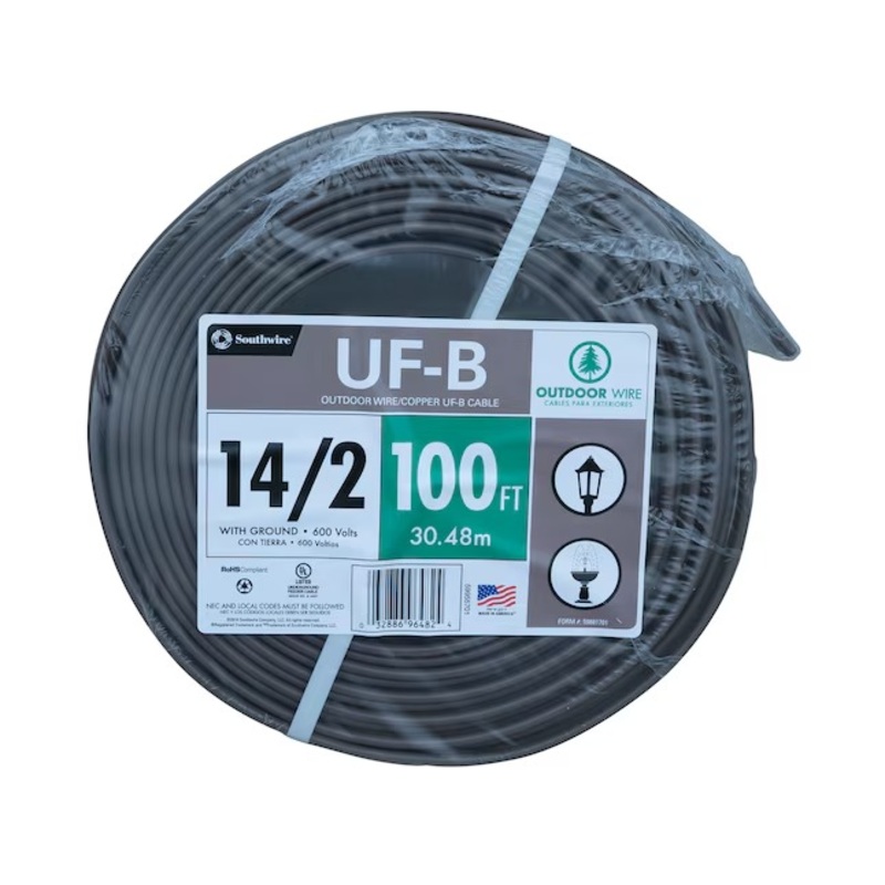 Southwire 59955701 100-Feet 14 / 2 W/G ( By-the-roll ) | Bigbigmart.com