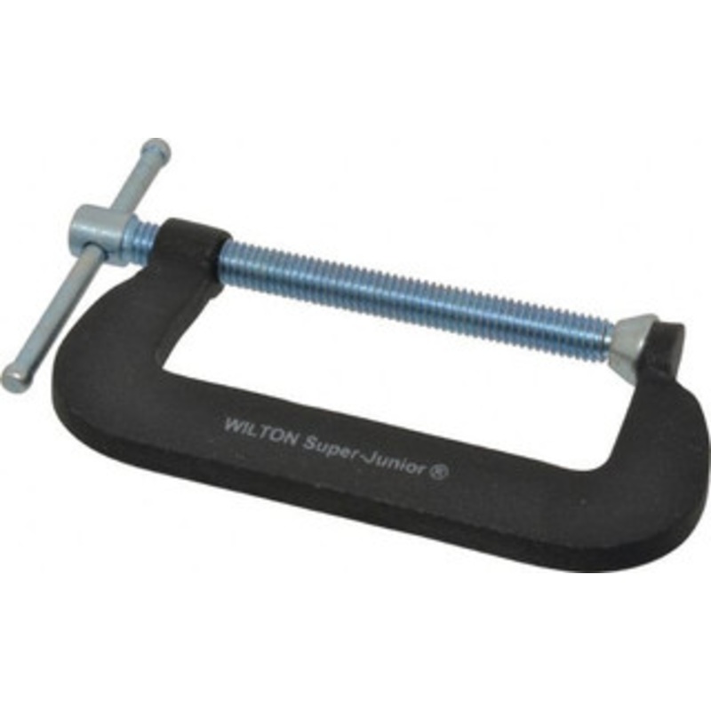 Wilton Light-Duty 3 Max Opening, 1-3/8 Throat Depth, Forged Steel Standard C-Clamp 1,100 Lb Capacity, 0 Min Opening, Standard Throat Depth, Steel Screw 21306 – 08093551